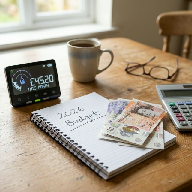 Family using a UK cost of living survival guide to cut expenses and manage rising household costs